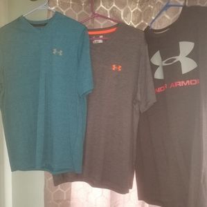 3 lg under armor shirts never worn,no tags